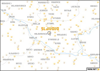 map of Šljivovo