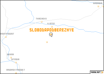 map of Sloboda-Podberezh\