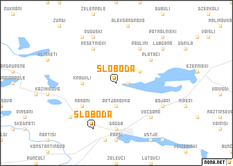 map of Sloboda