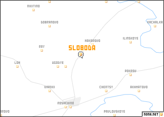 map of Sloboda