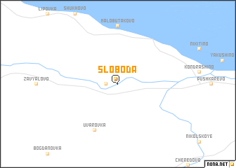 map of Sloboda