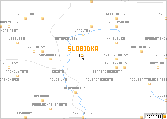 map of Slobodka