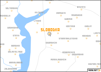 map of Slobodka