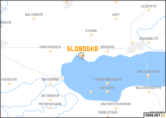 map of Slobodka