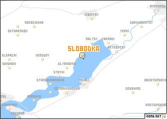 map of Slobodka