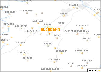 map of Slobodka