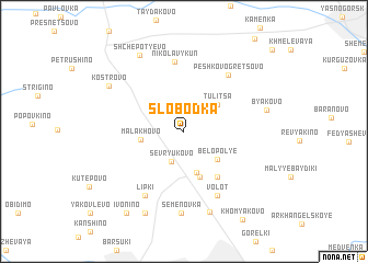 map of Slobodka