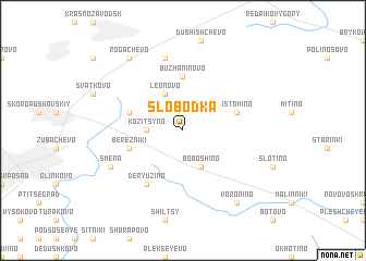 map of Slobodka