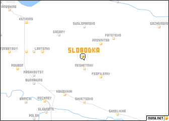 map of Slobodka