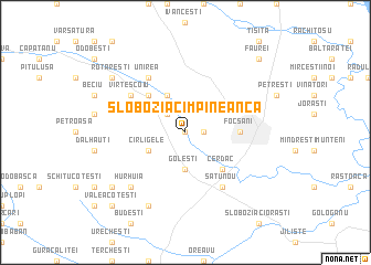 map of Slobozia-Cîmpineanca