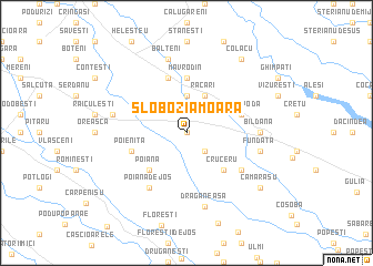 map of Slobozia Moara