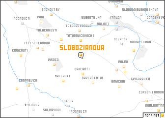 map of Slobozia Nouă