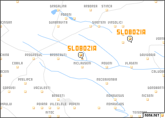 map of Slobozia