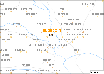 map of Slobozia