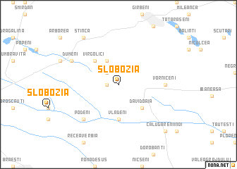 map of Slobozia