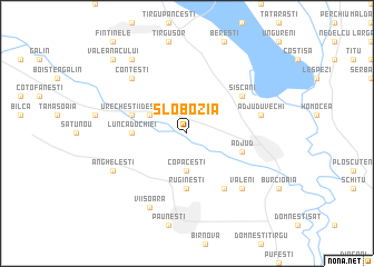 map of Slobozia