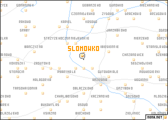 map of Słomówko