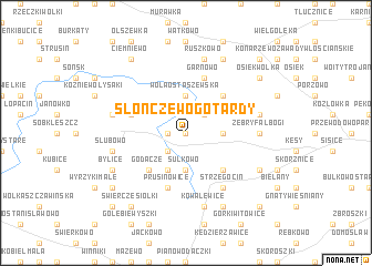 map of Słończewo Gotardy