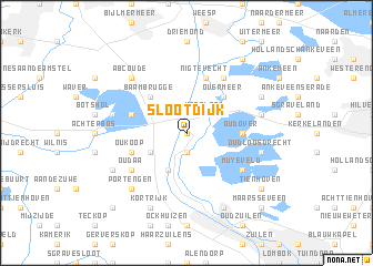 map of Slootdijk