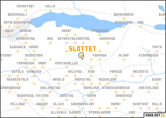 map of Slottet