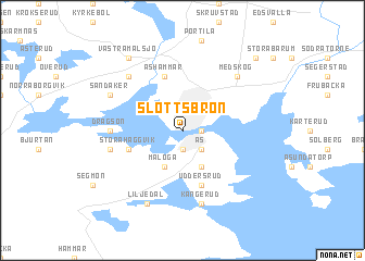 map of Slottsbron