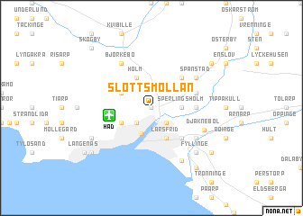 map of Slottsmöllan