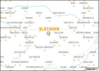 map of Słotwinka