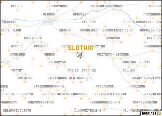 map of Słotwin