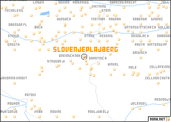 map of Slovenje Plajberg