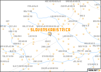 map of Slovenska Bistrica