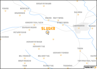 map of Sludka