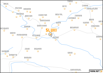 map of Sluki