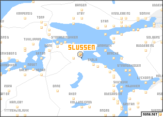 map of Slussen