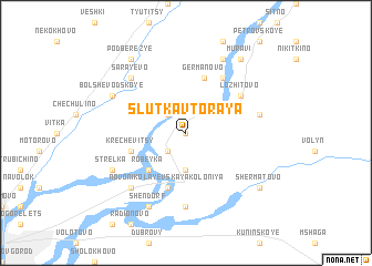 map of Slutka Vtoraya