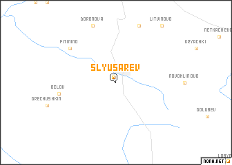 map of Slyusarëv