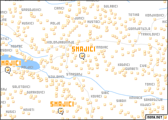 map of Smajići