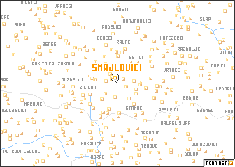 map of Smajlovići