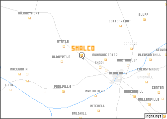 map of Smalco