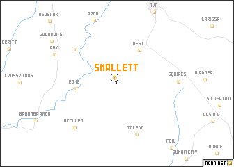 map of Smallett