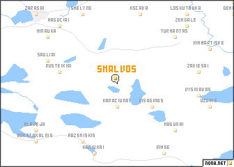 map of Smalvos