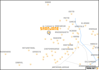 map of S. Manjane