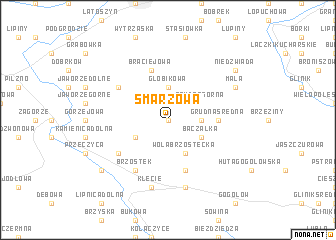 map of Smarzowa