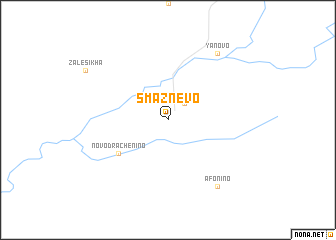 map of Smaznevo