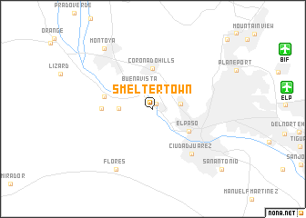 map of Smeltertown