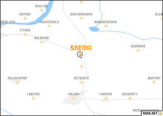 map of Smenki