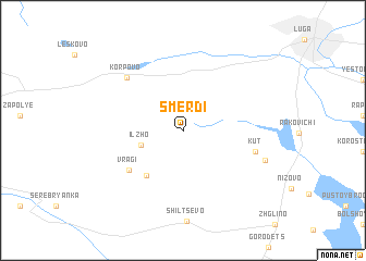 map of Smerdi