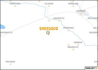 map of Smerdovo