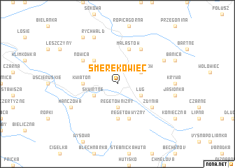 map of Smerekowiec