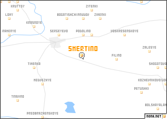 map of Smertino