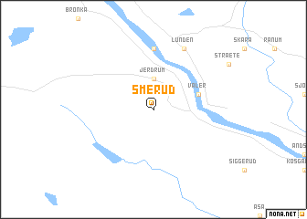 map of Smerud